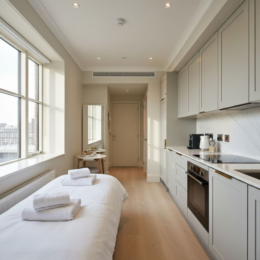 Premium serviced apartment interior